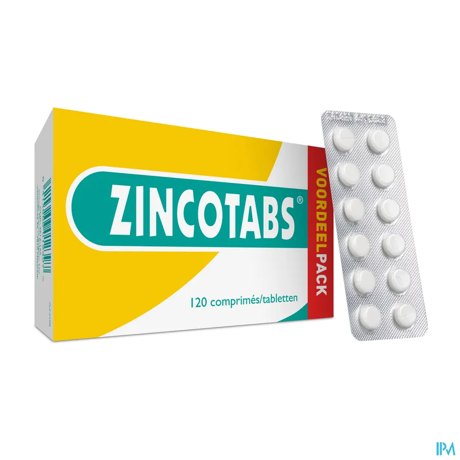 productshot van Zincotabs 120 tabletten
