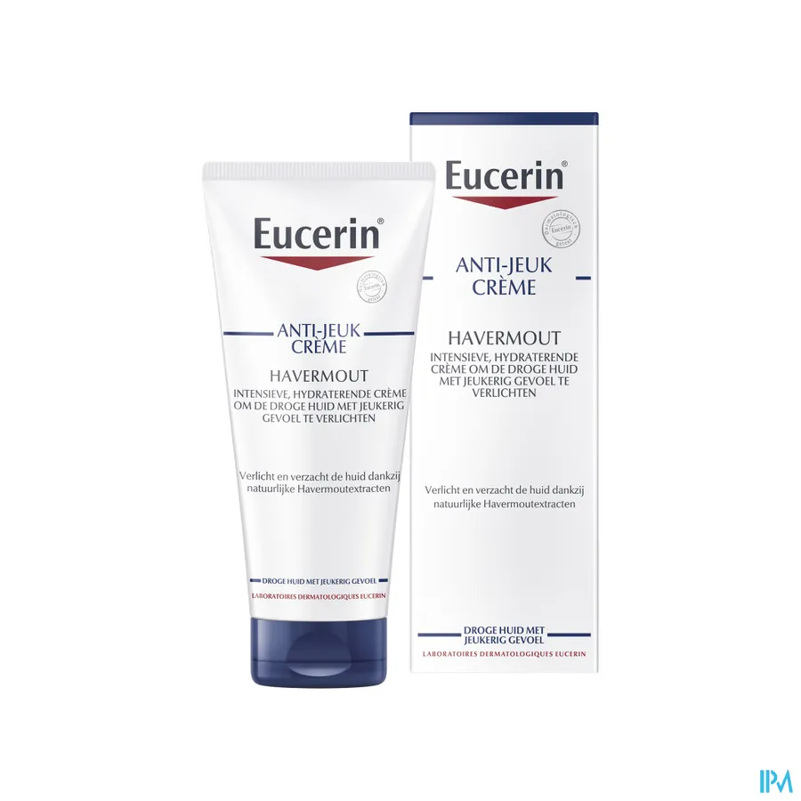 productshot van Eucerin droge huid anti-jeuk creme 200ml