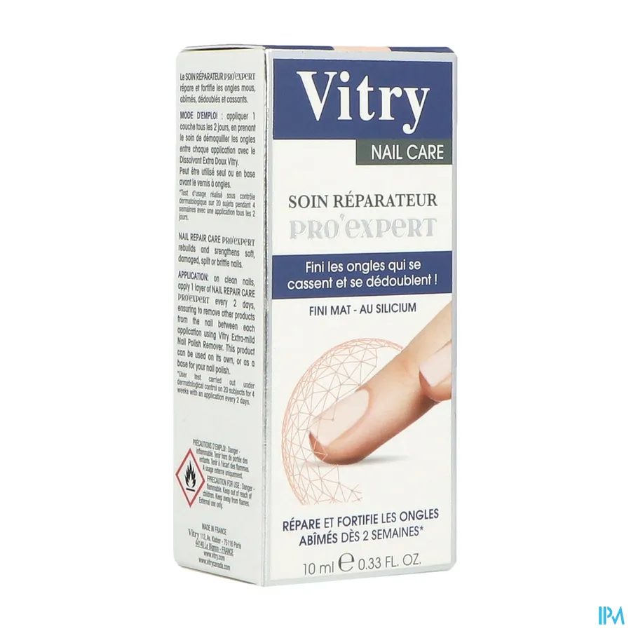 packshot van Vitry Pro'Expert Nagelverzorging Gevoelige Nagels Mat 10 ml
