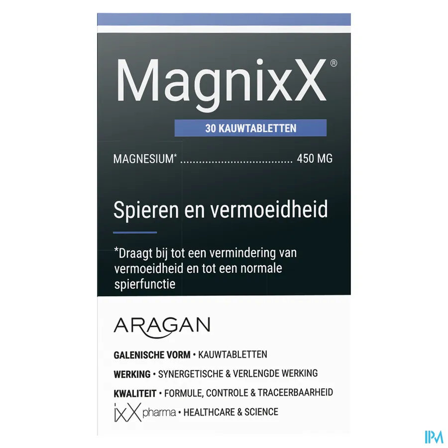 packshot van MagnixX 30 kauwtabletten