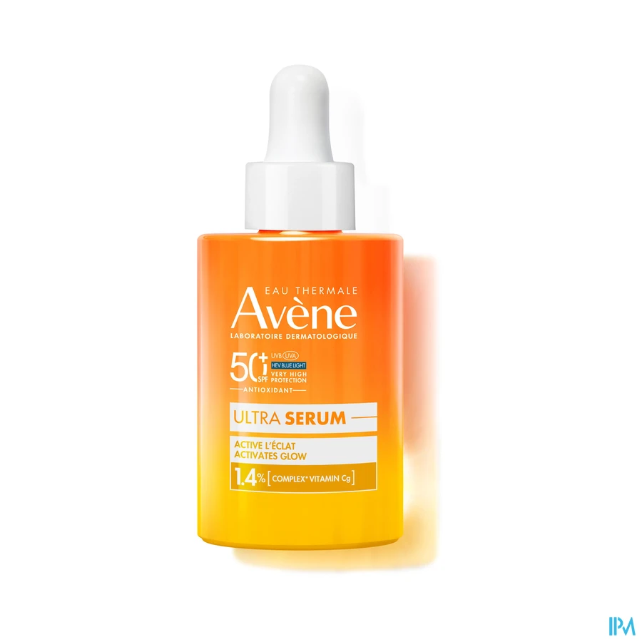 productshot van Avène Glow Activerend Ultra Serum SPF 50+ 30 ml