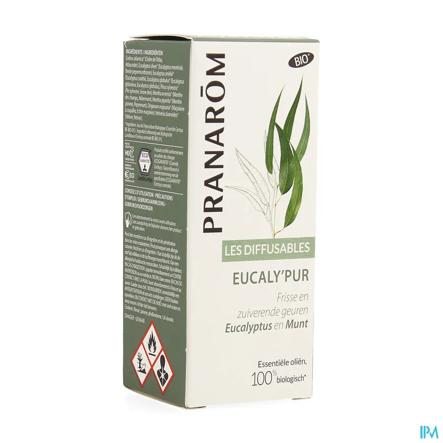 packshot van Pranarom Essentiële Olie Les Diffusables Eucaly'Pur 30 ml