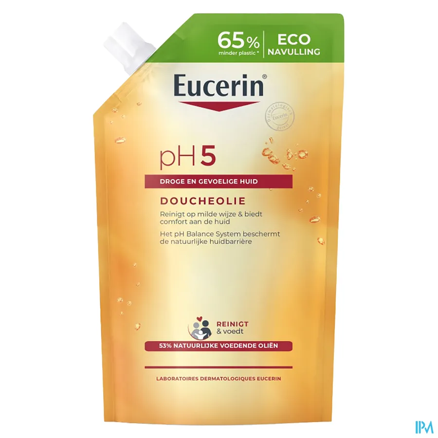 packshot van Eucerin PH5 Doucheolie Navulling 400ml