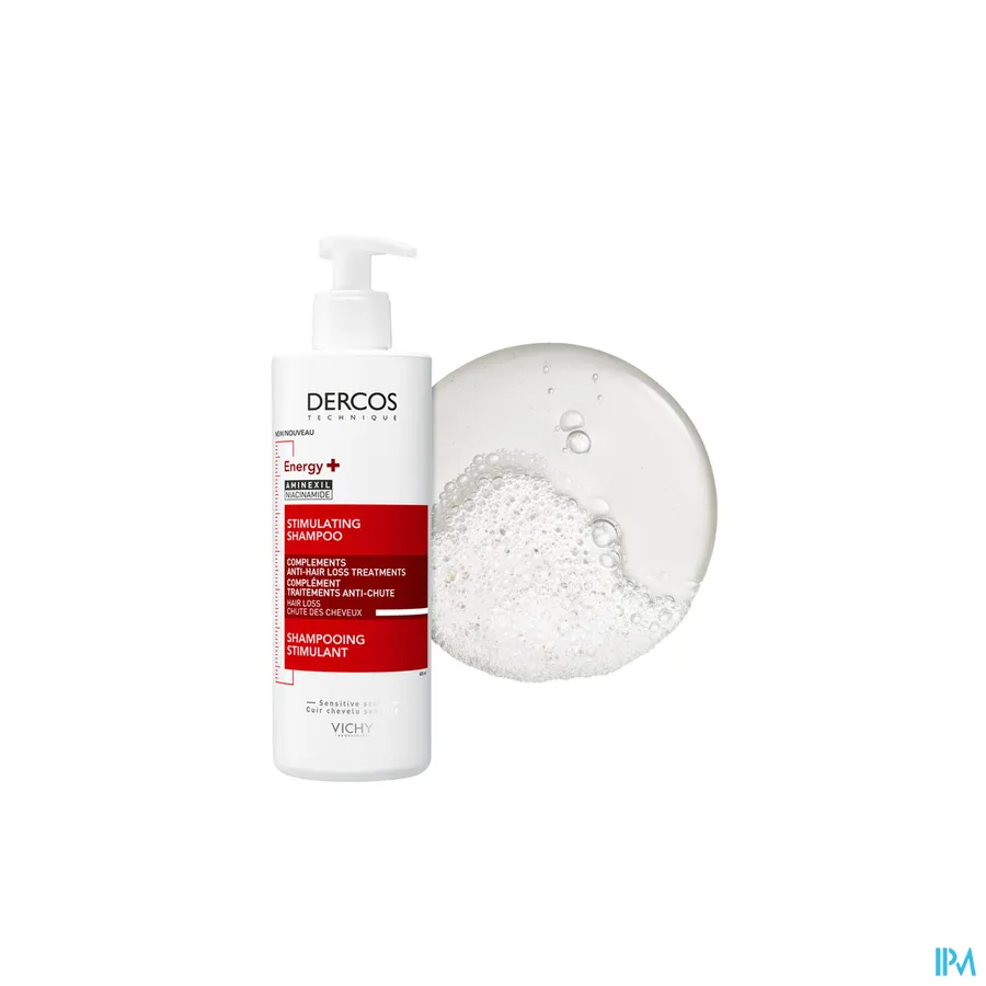 productshot van Vichy Dercos Energie Shampoo bij Haaruitval voor Sterker en Vitaler Haar 400 ml