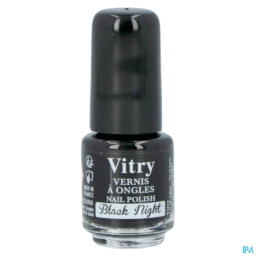 packshot van Vitry Nagellak 59 Black Night 4 ml