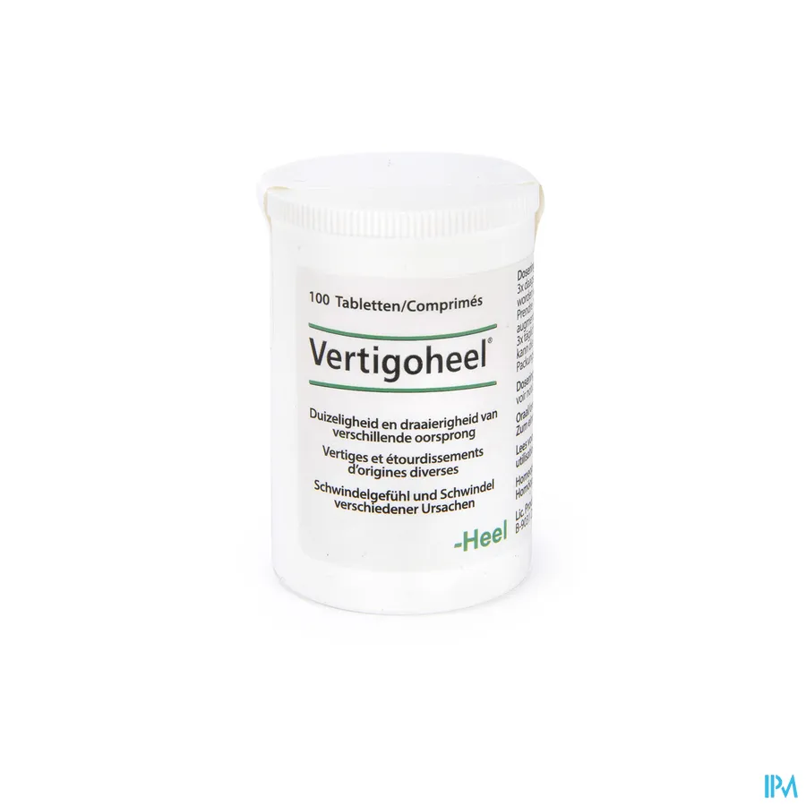 productshot van Vertigoheel 100 Tabletten