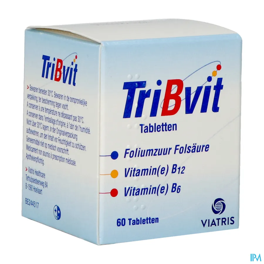 packshot van Tribvit 60 Tabletten