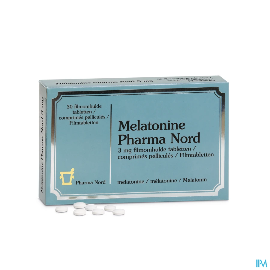 productshot van Pharma Nord Melatonine 3 mg 30 tabletten