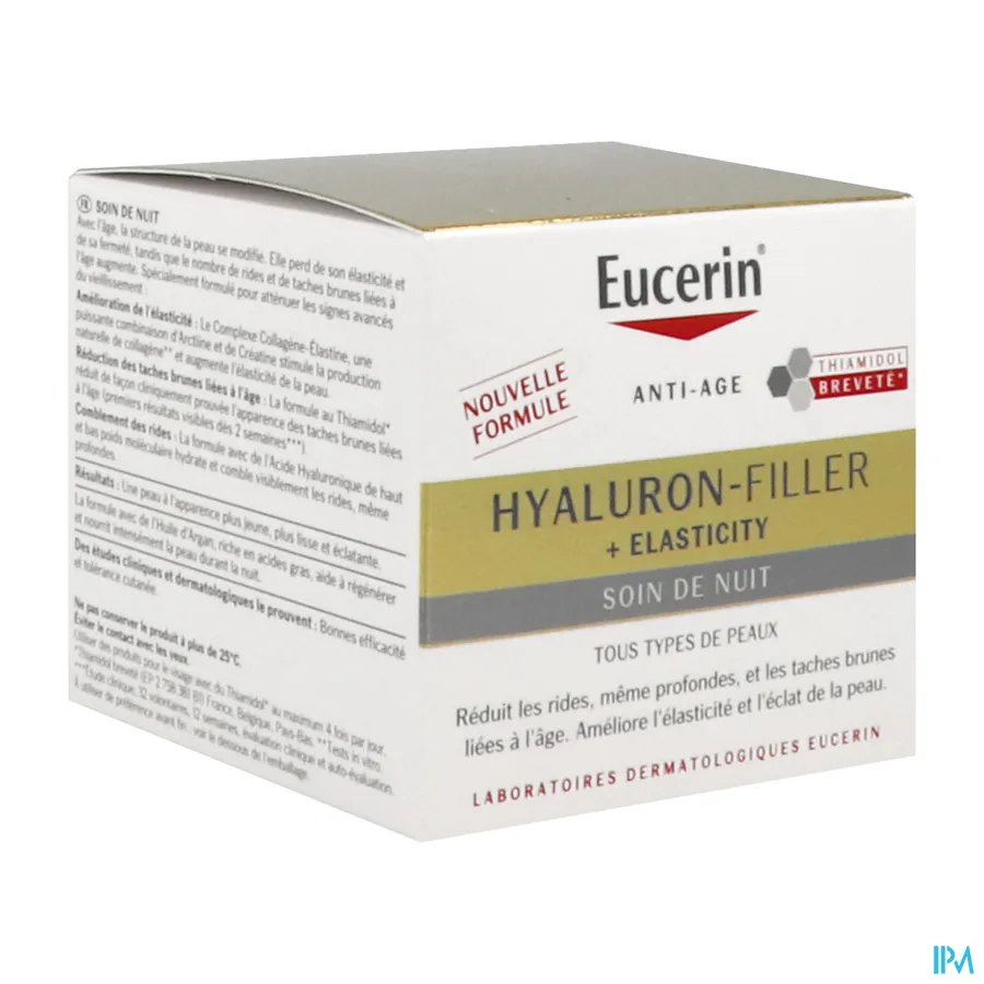 packshot van Eucerin Hyaluron-Filler + Elasticity Nachtcrème Anti-Age & Rimpels 50 ml