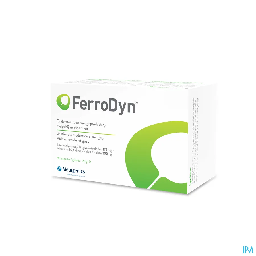 packshot van Metagenics FerroDyn 90 capsules