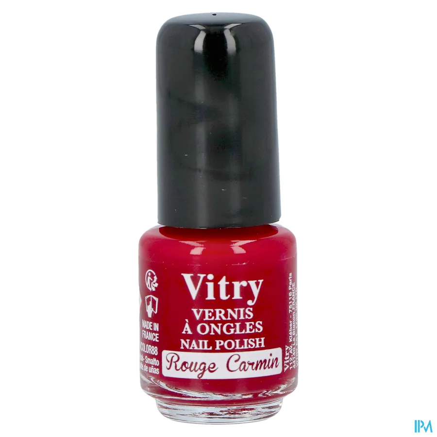 packshot van Vitry Nagellak 88 Rouge Carmin 4 ml