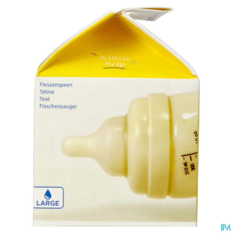 packshot van Difrax Flessenspeen Natural Wide Large 678