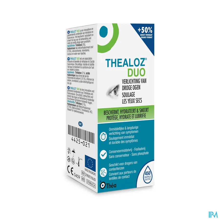 packshot van Thealoz Duo Oogdruppels 15 ml