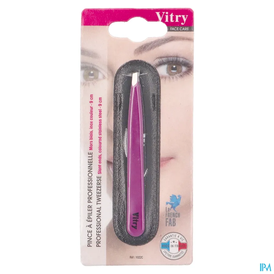packshot van Vitry Classic Epileerpincet Schuin Inox 1 stuk