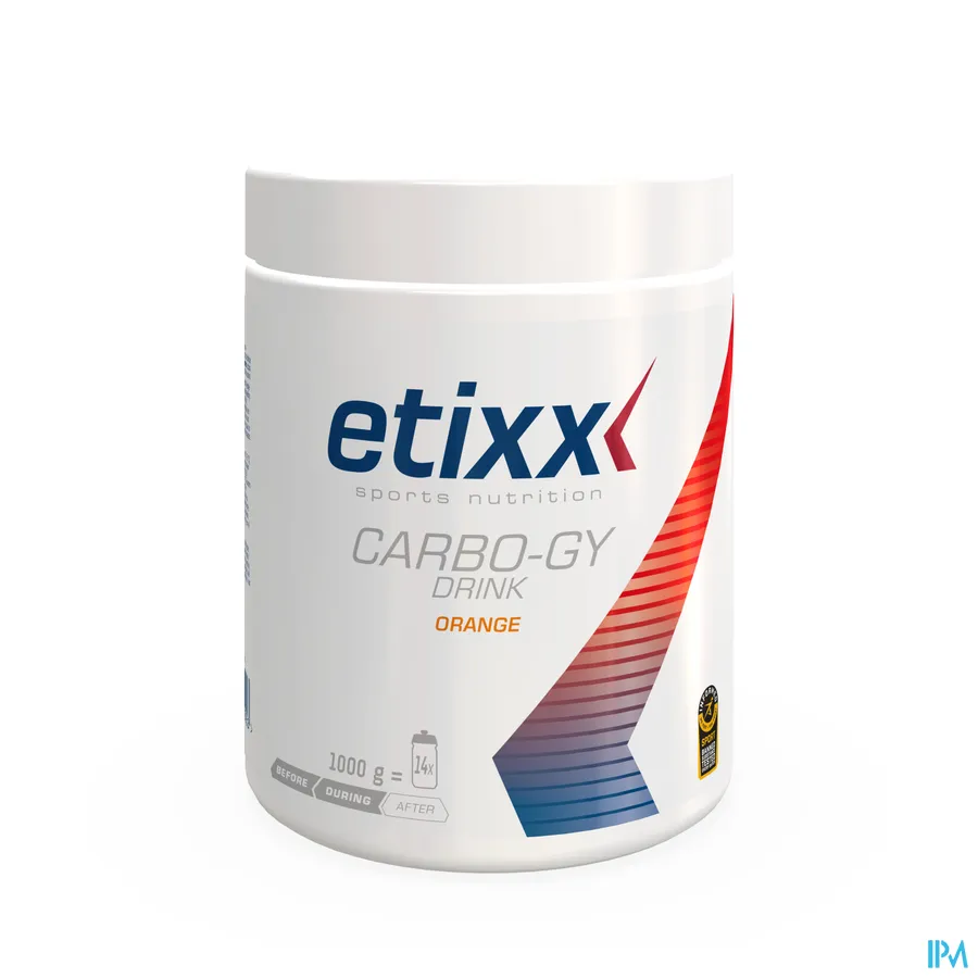 packshot van Etixx Carbo-Gy met Sinaasappelsmaak 1 kg