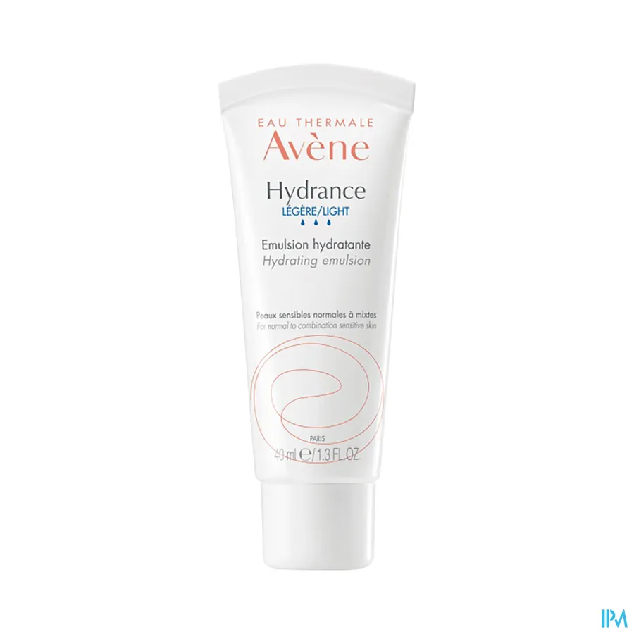 productshot van Avène Hydrance Licht Hydraterende Emulsie voor Normale tot Gemengde Huid 40 ml