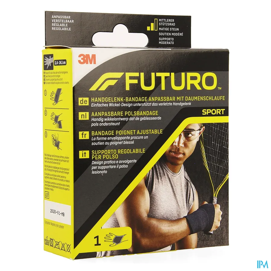 packshot van Futuro Sport Aanpasbare Polsbandage (Matige Steun)