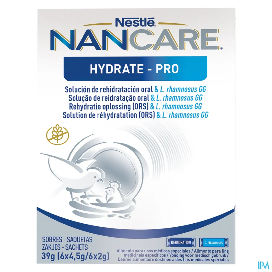 packshot van Nancare Hydrate Pro Ors Poeder 6x4,5g 6x2g