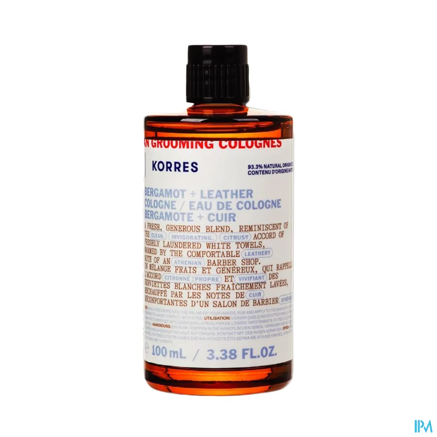 packshot van Korres Km Achillea Mens Edc Berg Leath 100ml