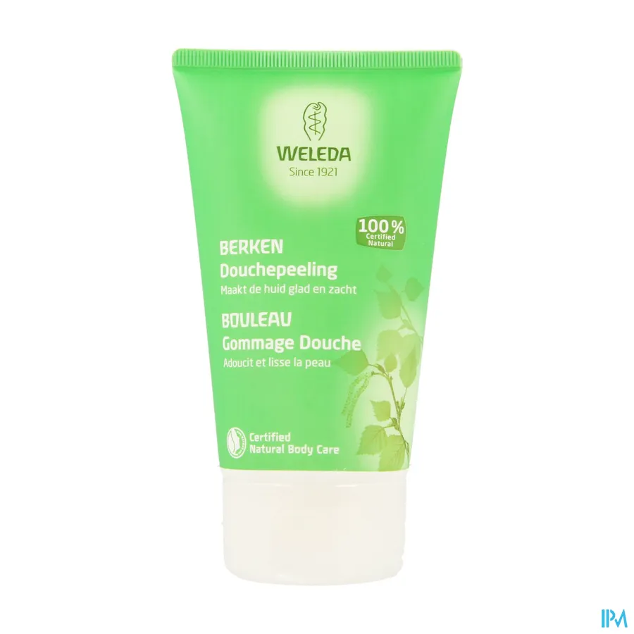 packshot van Weleda Berken Douchepeeling 150 ml