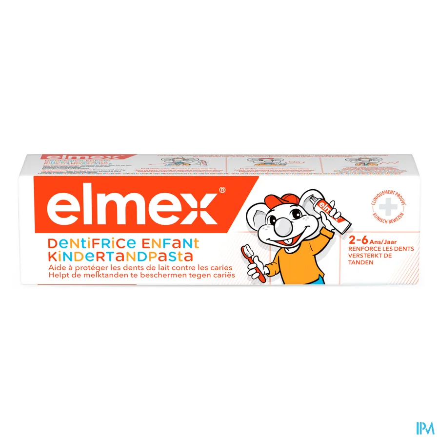 packshot van Elmex Kindertandpasta 2-6 jaar 50 ml