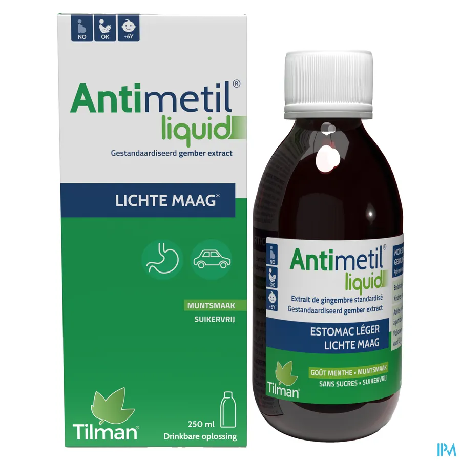 productshot van Antimetil Liquid 250 ml