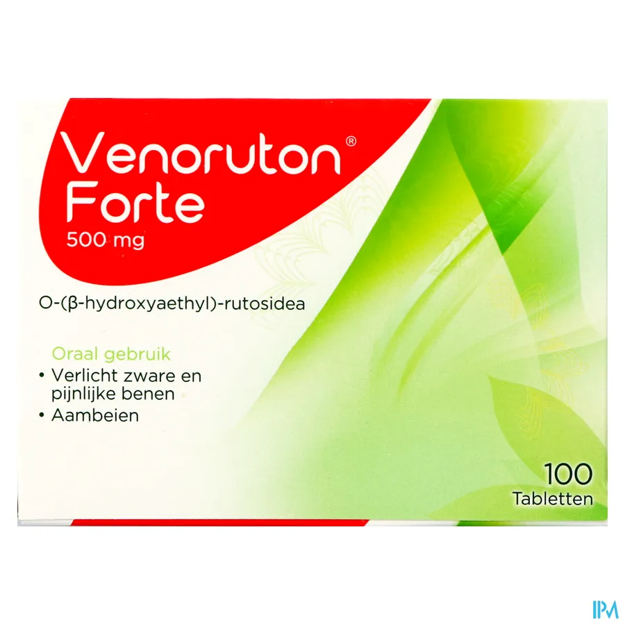 packshot van Venoruton Forte 500 mg 100 Tabletten