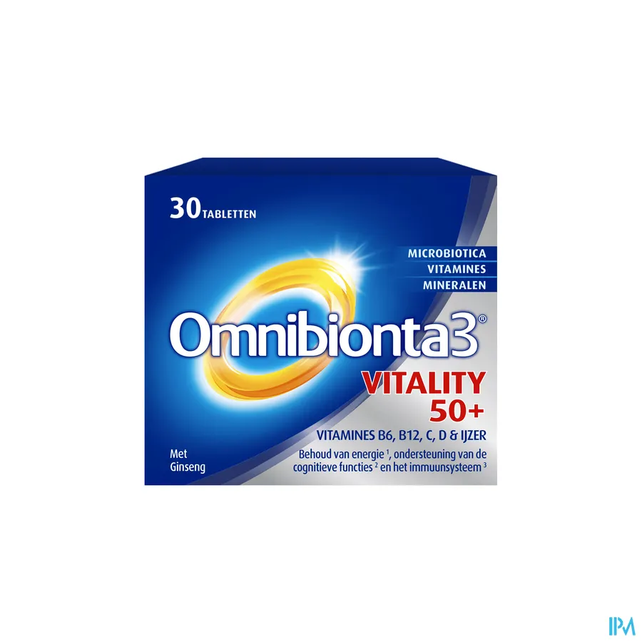 packshot van Omnibionta-3 50+ 30 tabletten