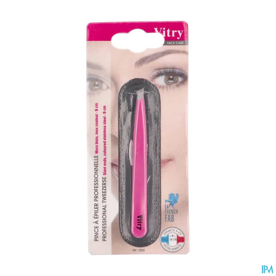 packshot van Vitry Gekleurd Epileerpincet met Schuine Top