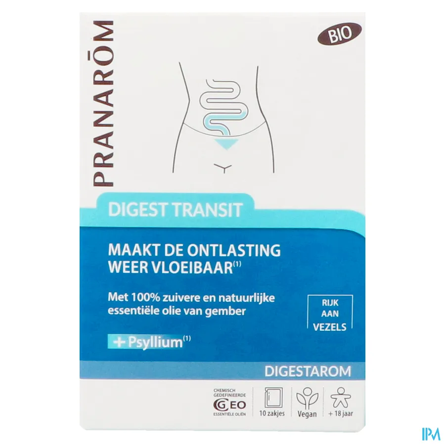 packshot van Pranarom Digestarom Digest Transit Zakje 10x6g
