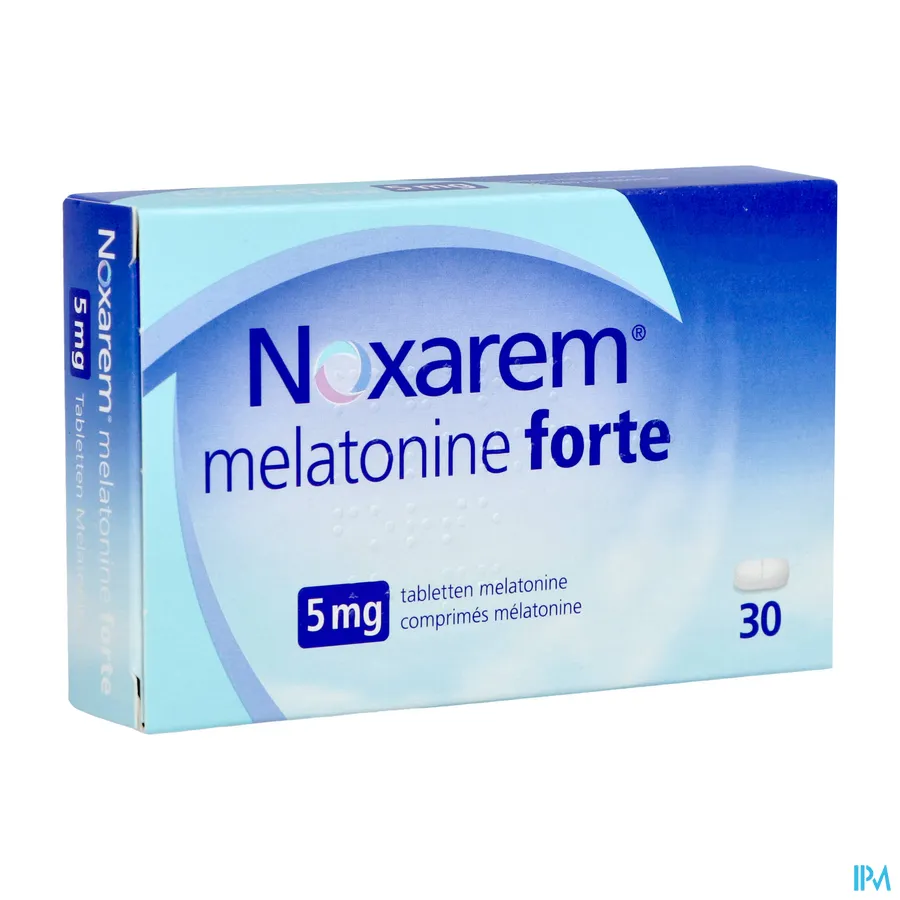 packshot van  Noxarem Melatonine Forte 5 mg - 30 Tabletten