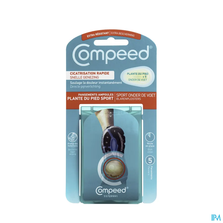 packshot van Compeed Blaren Onder de Voet Sports Design 5 Pleisters