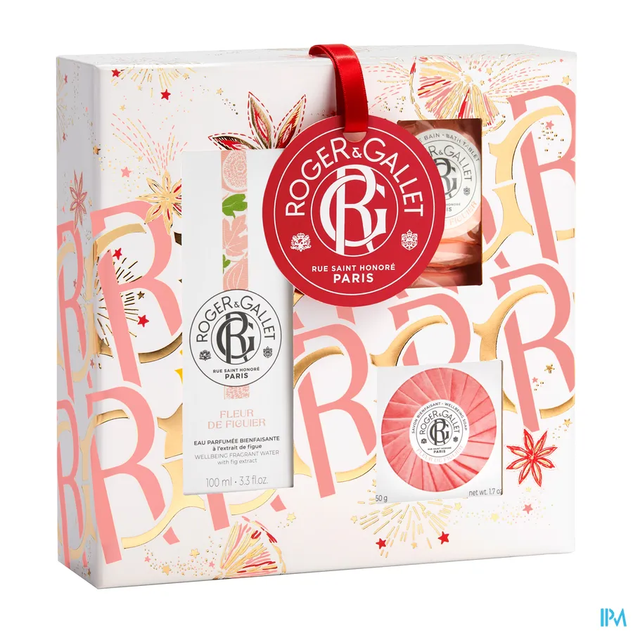 packshot van Roger & Gallet Fleur de Figuier Trio Geschenkset 1 set