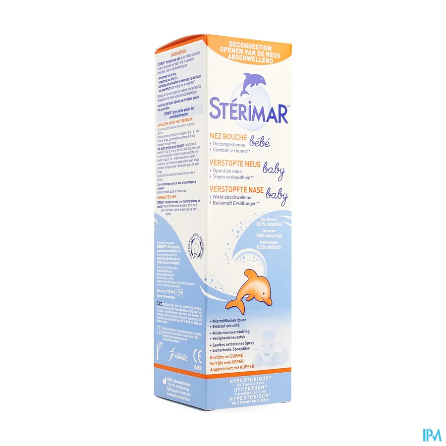 packshot van Sterimar Baby Hypertone Neusspray