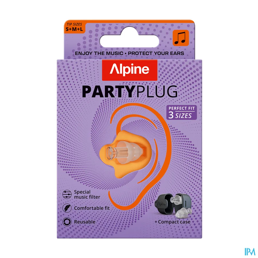 packshot van Alpine PartyPlug Oordoppen 1 paar