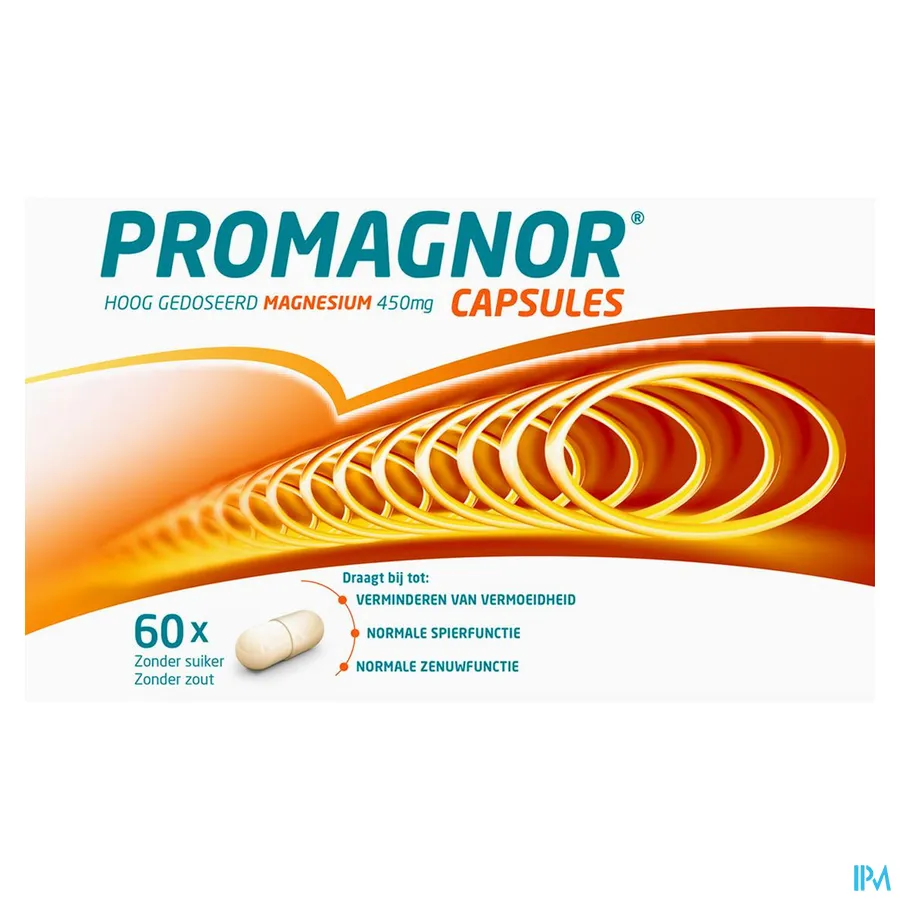 packshot van Promagnor 60 capsules