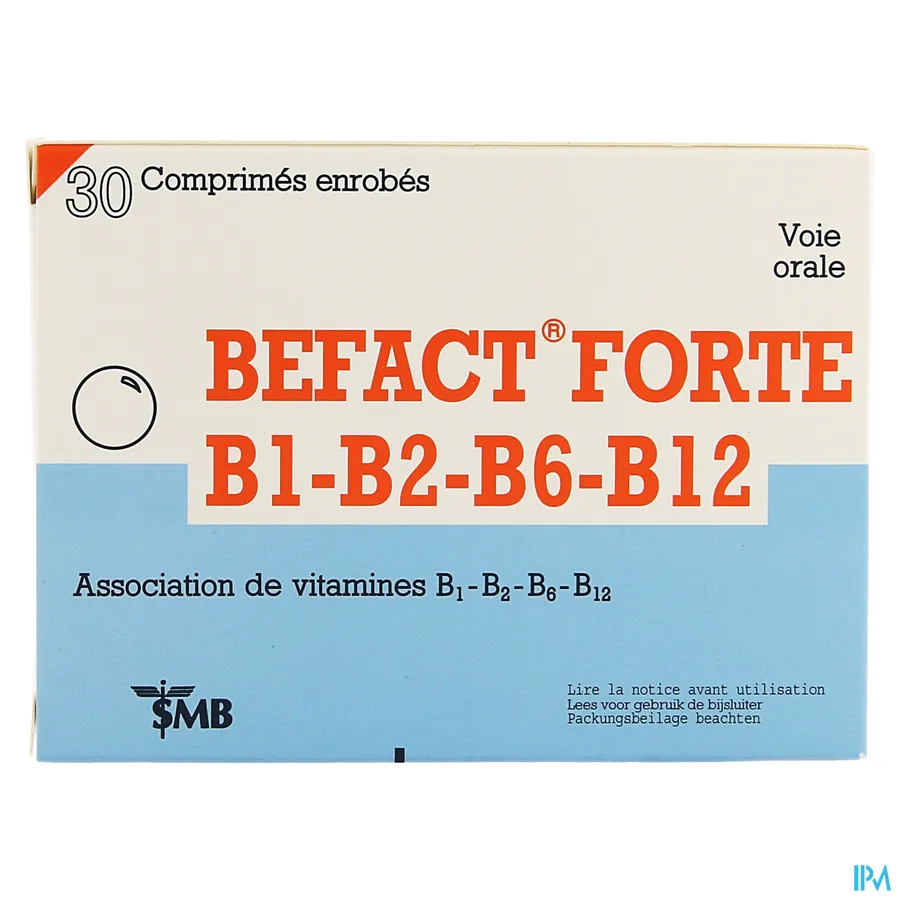 packshot van Befact Forte 30 Tabletten