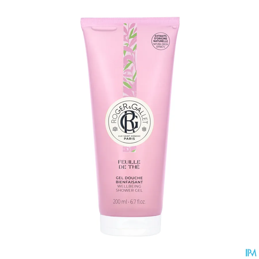 packshot van Roger & gallet Feuille The Gel Douche 200 ml