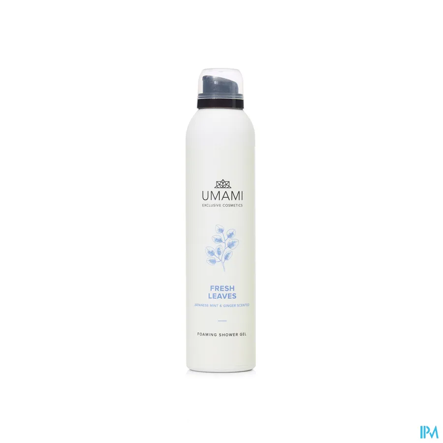 packshot van Umami Fresh Leaves Doucheschuim 200 ml