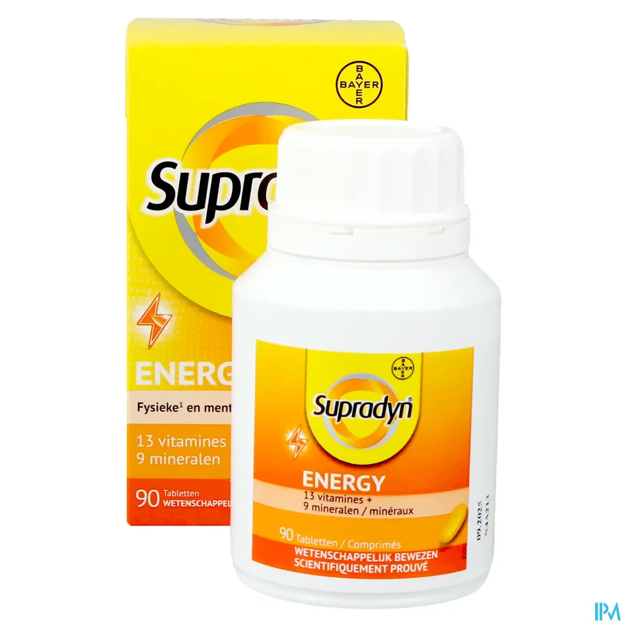 productshot van Supradyn Energy 90 tabletten