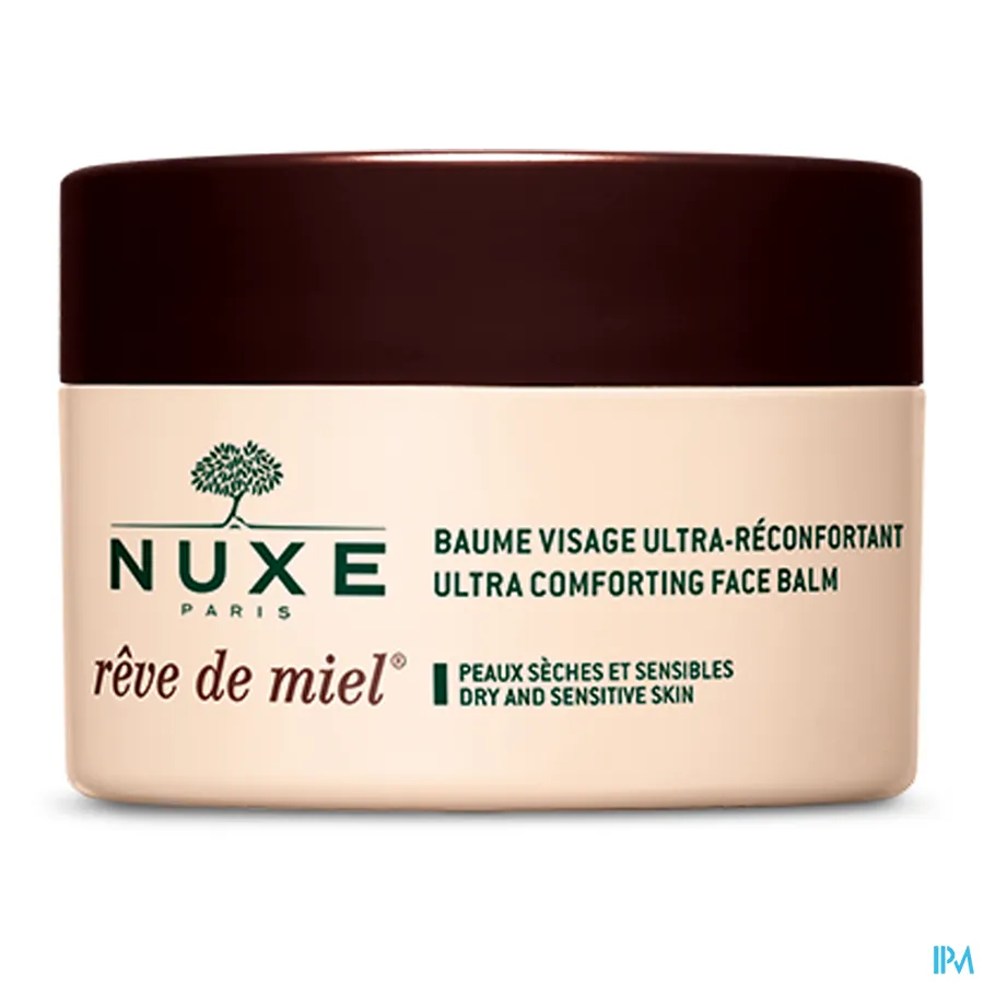 packshot van Nuxe Rêve de Miel Ultra-Verzachtende Gelaatsbalsem 50 ml