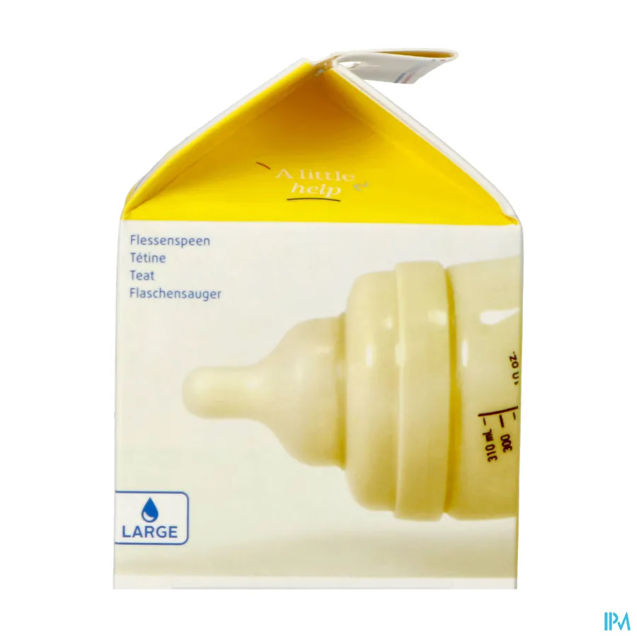 packshot van Difrax Flessenspeen Natural Wide Large 678