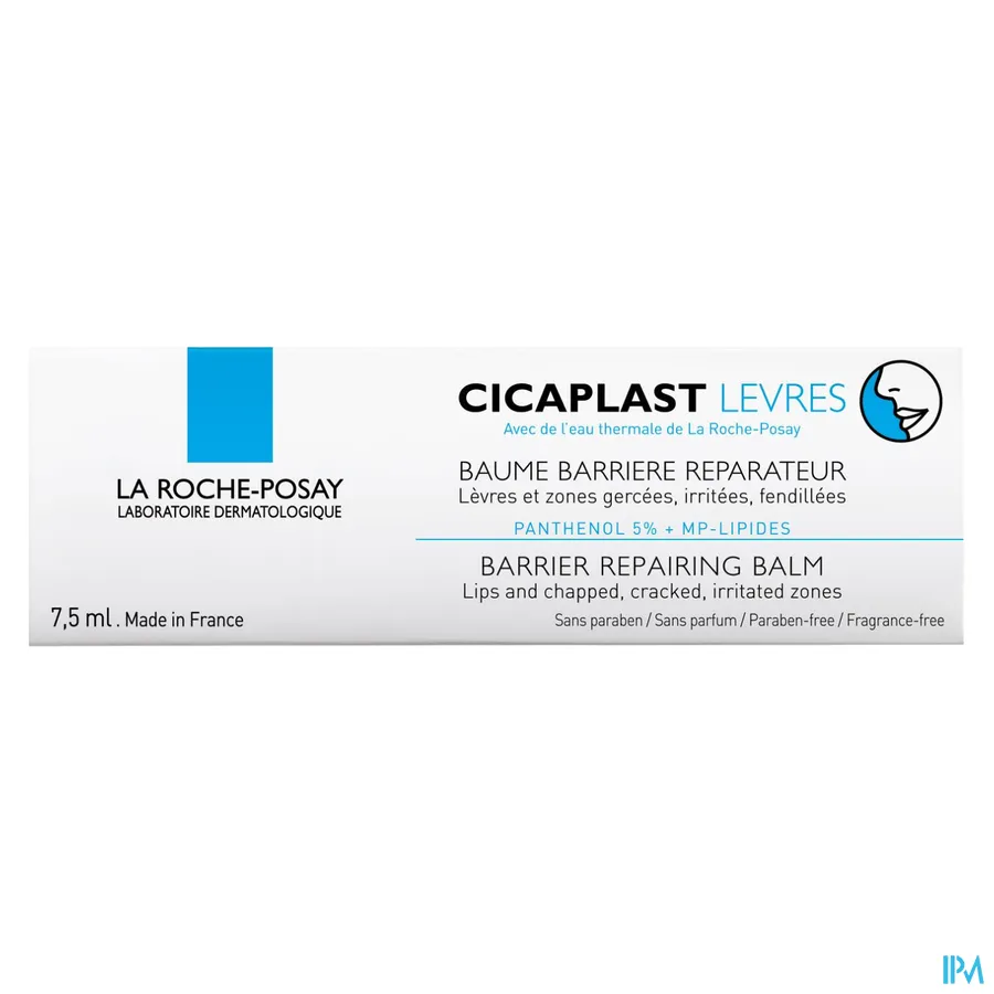 packshot van La Roche-Posay Cicaplast Lipbalsem 7,5ml