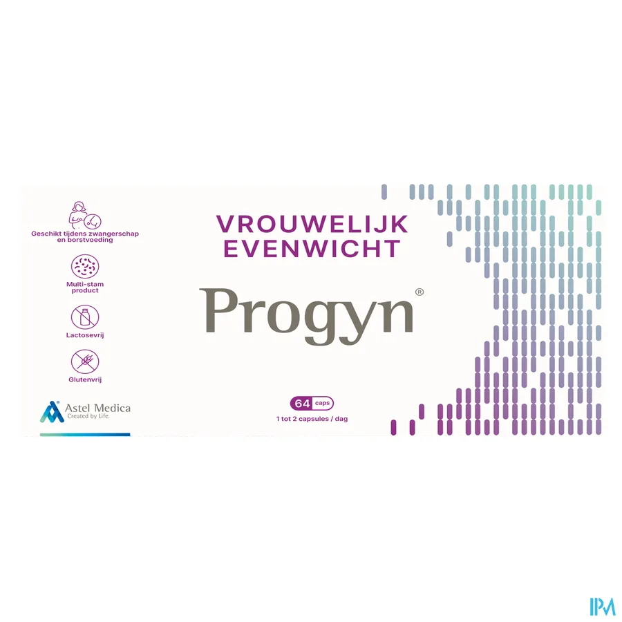 packshot van Progyn 64 capsules