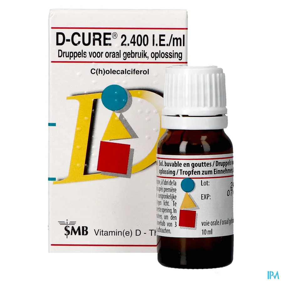 productshot van D-Cure 2400 IE 10 ml