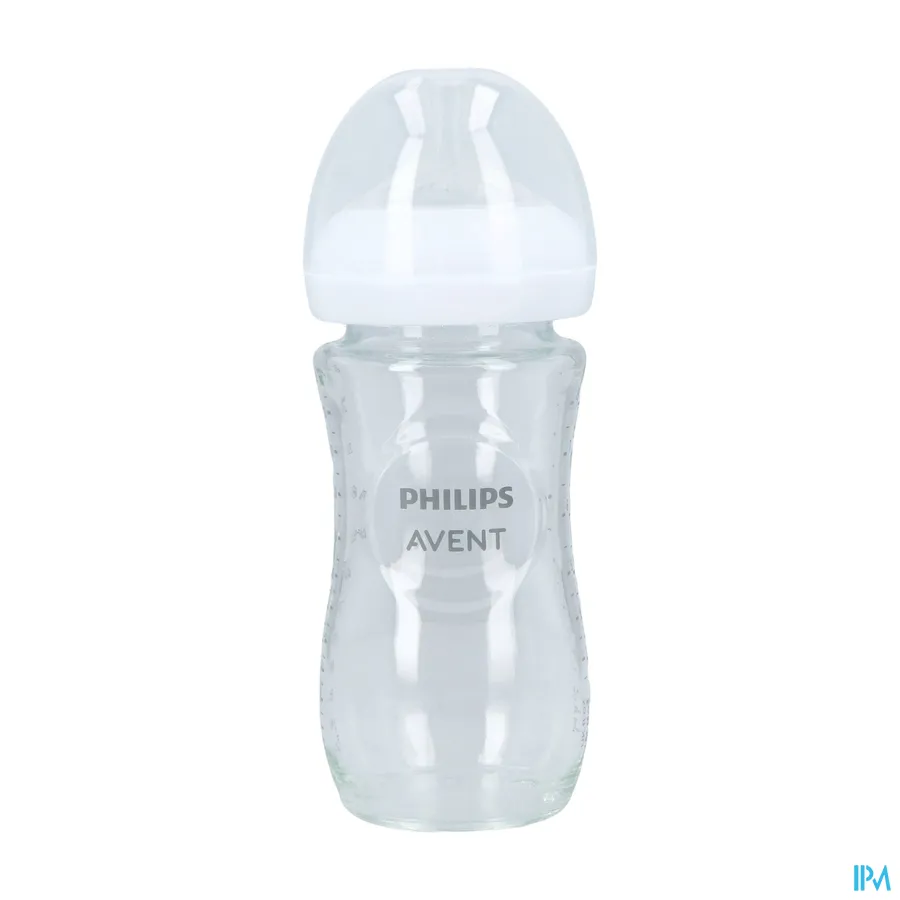 packshot van Philips Avent Natural 3.0 Zuigfles Glas 240 ml