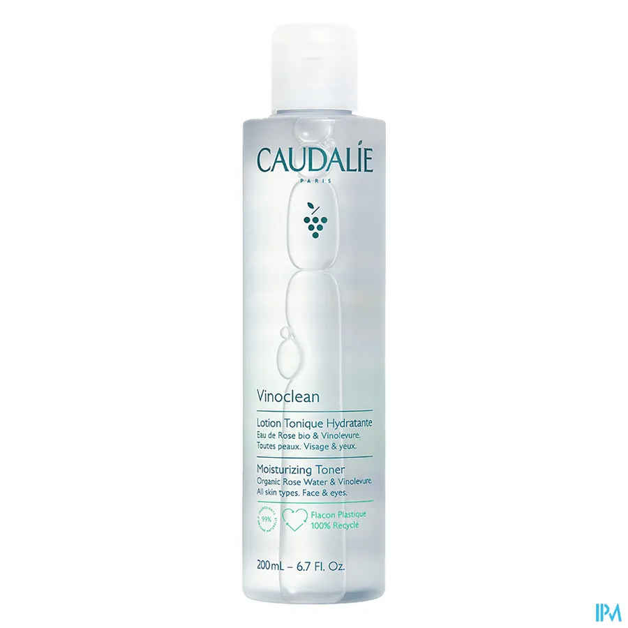 packshot van Caudalie Vinoclean Hydraterende Tonic Lotion 200 ml