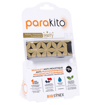 Parakito Volwassenen Anti-Muggenarmband Party Fleurs