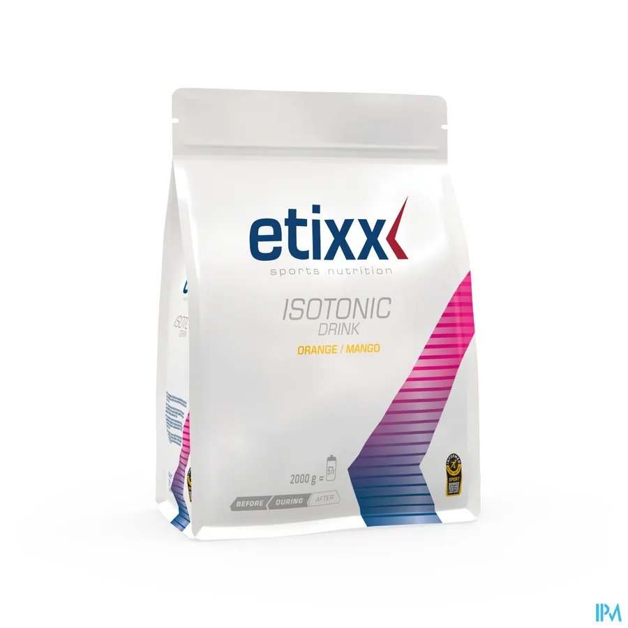 packshot van Etixx Isotonic Sinaas-Mango 2 kg