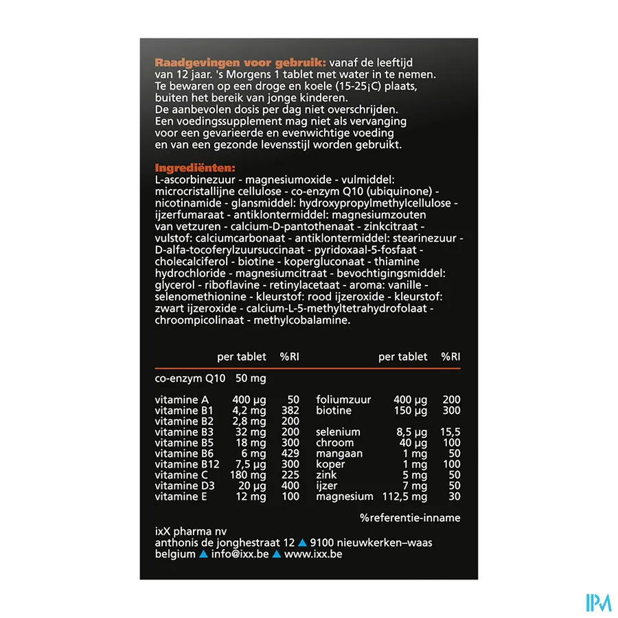 packshot van Mult-ixX 30 tabletten